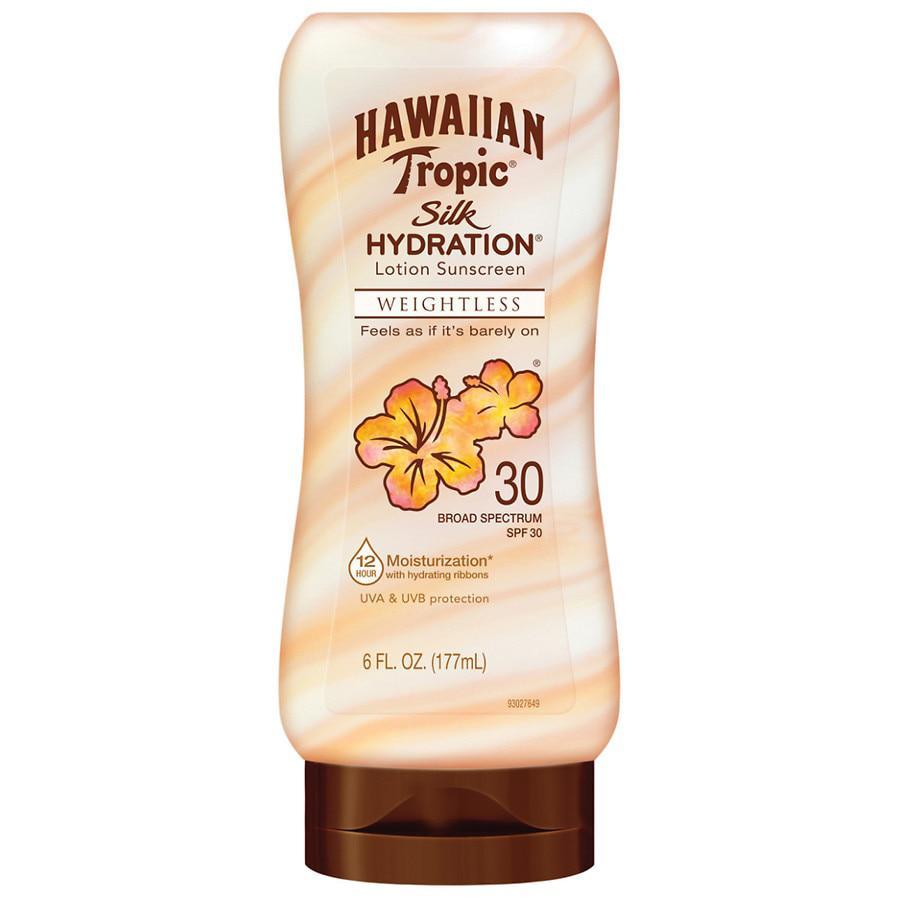 商品Hawaiian Tropic|Silk Hydration Weightless Lotion Sunscreen SPF 30,价格¥88,第1张图片