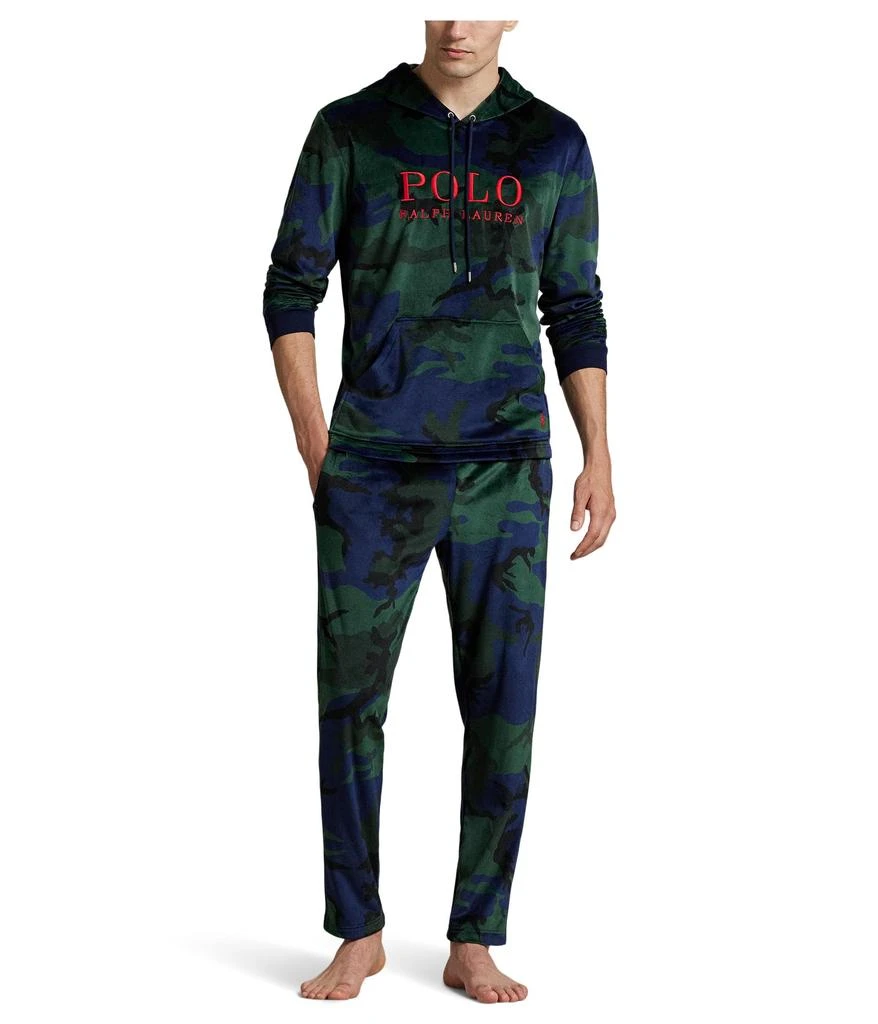 商品Ralph Lauren|Plush Velour Slim PJ Pant,价格¥556,第3张图片详细描述