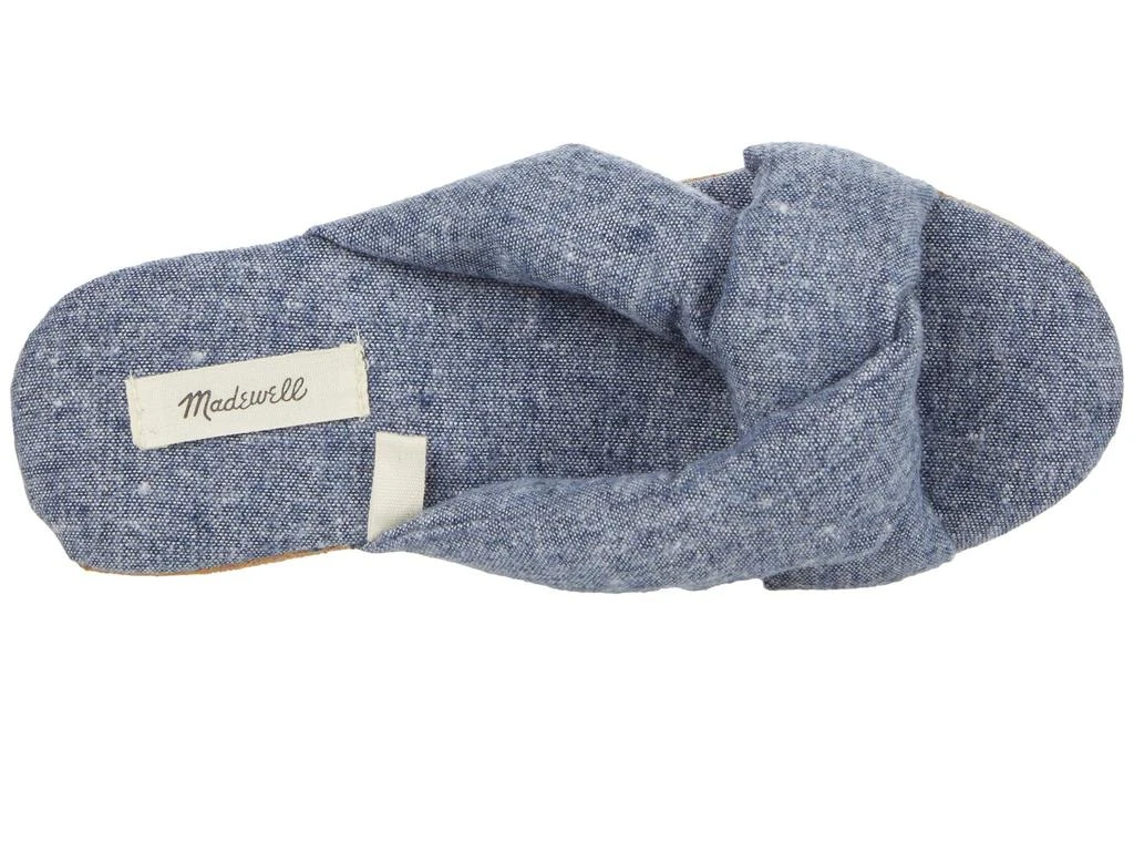 商品Madewell|Chambray Crisscross Scuff Slipper,价格¥144,第2张图片详细描述