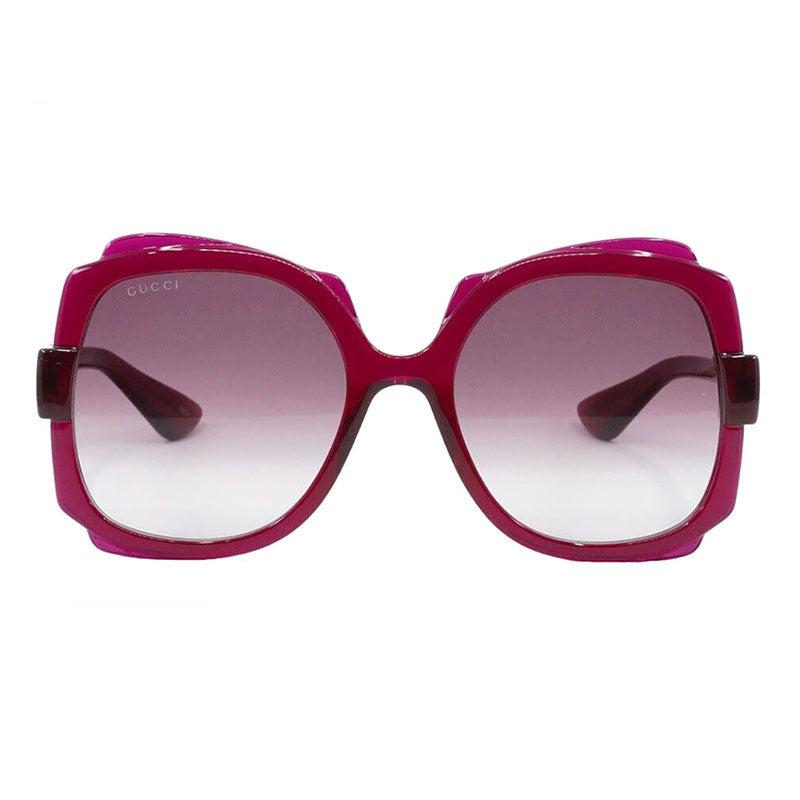GUCCI sunglasses グラデーション サングラス　フレーム　ピンク ラウンドフレーム サングラス（アジアン フィット） ・ピンク