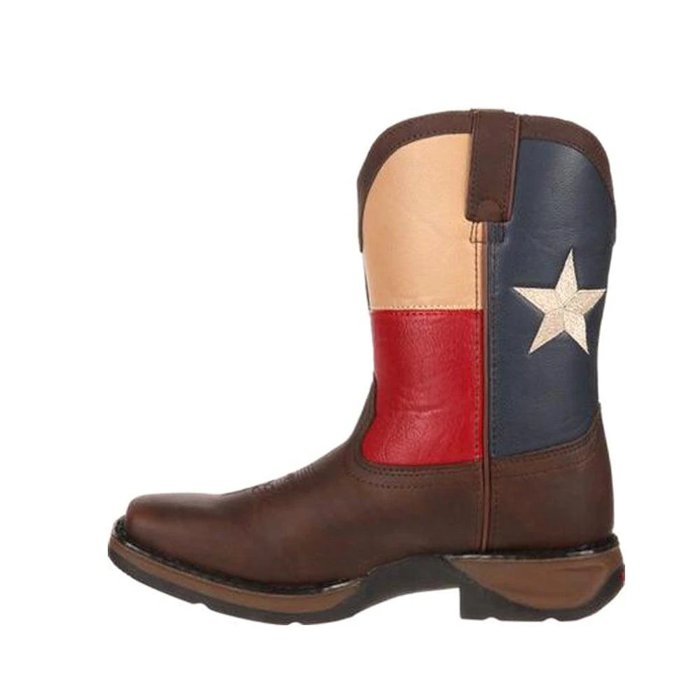 商品Durango|Texas Flag Wellington Square Toe Boot (Little Kid-Big Kid),价格¥591,第3张图片详细描述