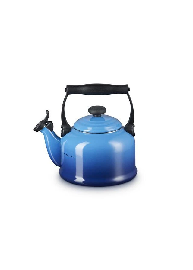 商品Le Creuset|Traditional kettle with fixed whistle 2.1l azure,价格¥846,第1张图片