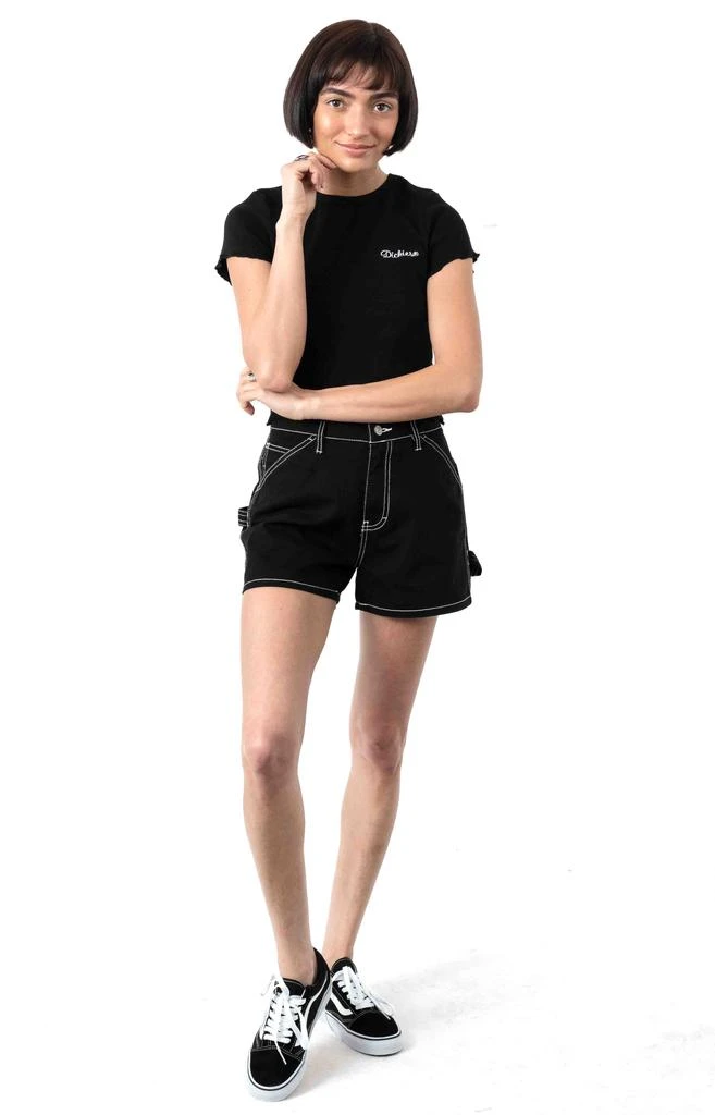 商品DICKIES|(J6026TW) High Rise Carpenter Shorts - Black,价格¥77,第4张图片详细描述
