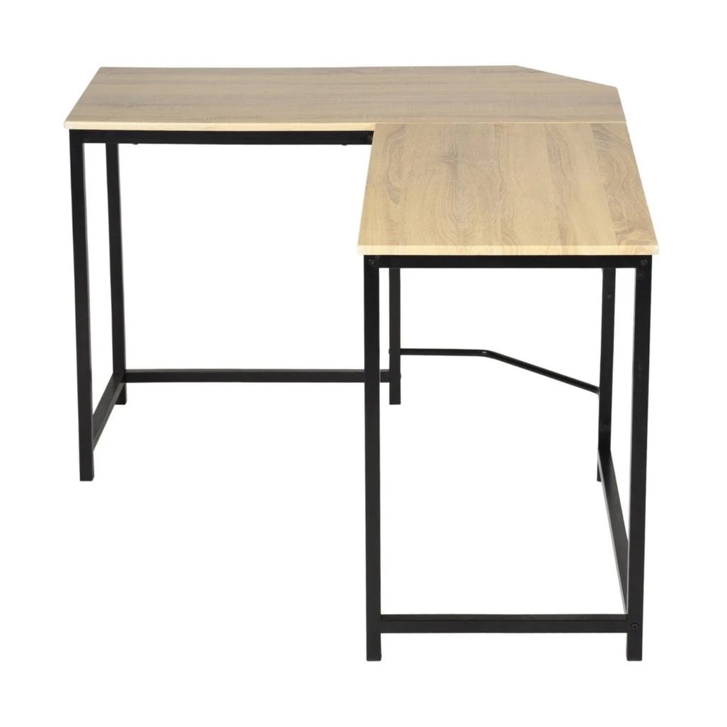 商品Simplie Fun|34.6" X 42.5" L Shaped Computer Desk PC Laptop Table Wood Workstation,价格¥1455,第5张图片详细描述