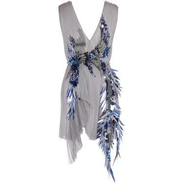商品Alberta Ferretti|Dark Phoenix 有机雪纺迷你连衣裙,价格¥14645,第1张图片