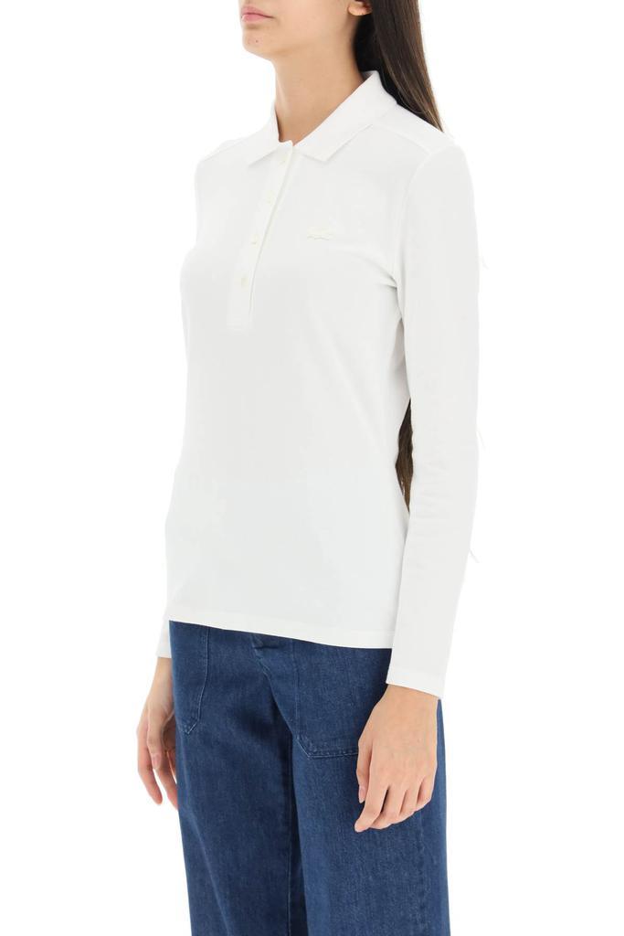 商品Lacoste|Lacoste Long Sleeve Cotton Pique Polo Shirt,价格¥1064,第6张图片详细描述