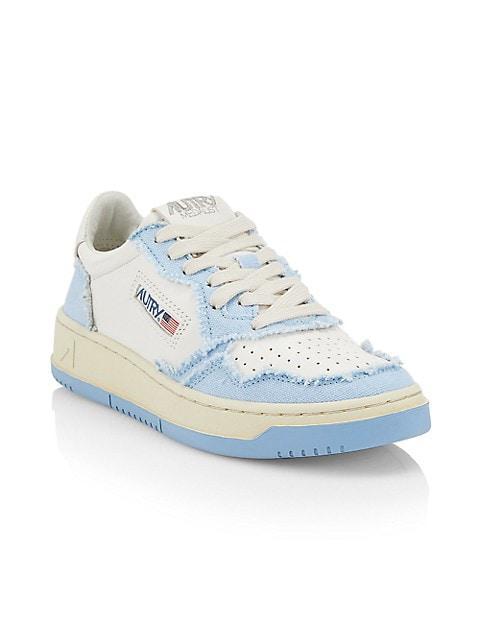 商品Autry|Medalist Mixed Media Low-Top Sneakers,价格¥1571,第4张图片详细描述