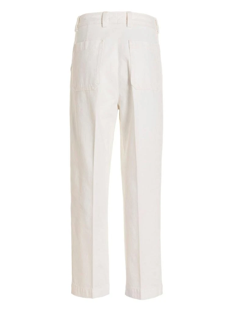 商品Zegna|Z Zegna High-Waist Pleated Tapered Leg Jeans,价格¥2107,第2张图片详细描述