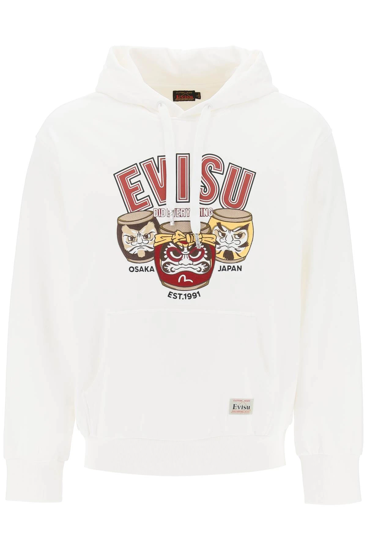 商品Evisu|Evisu 男士卫衣 2ESHTM3SW377RXCTOFFWH 白色,价格¥1068,第1张图片