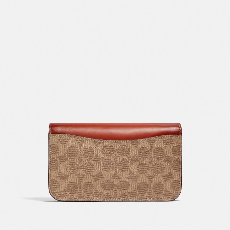 商品Coach|Coach Women's Coated Canvas Signature Hayden Cross Body Bag - Tan Rust,价格¥1723,第5张图片详细描述