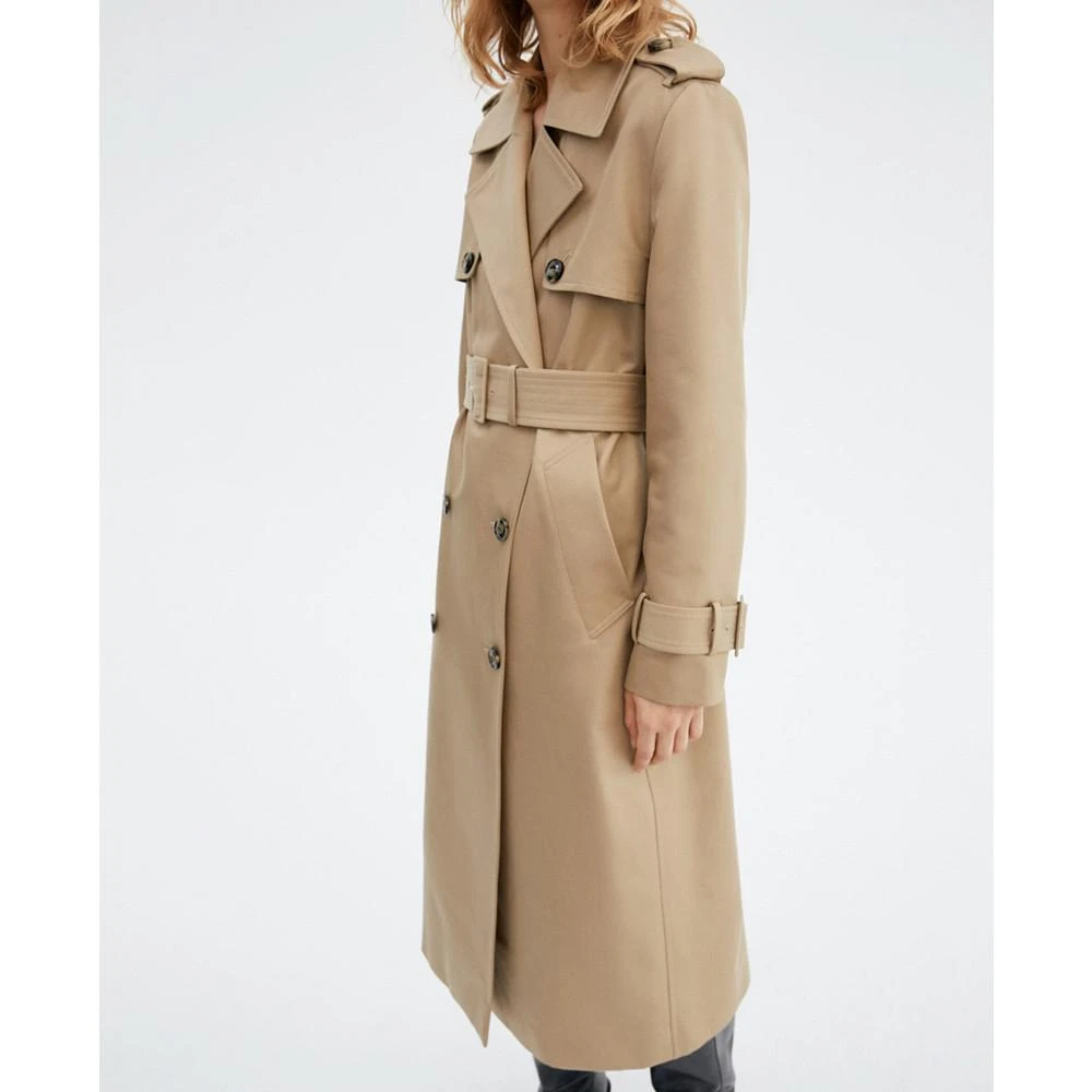 商品Mango|Women's Water-Repellent Premium Trench Coat,价格¥1495,第3张图片详细描述