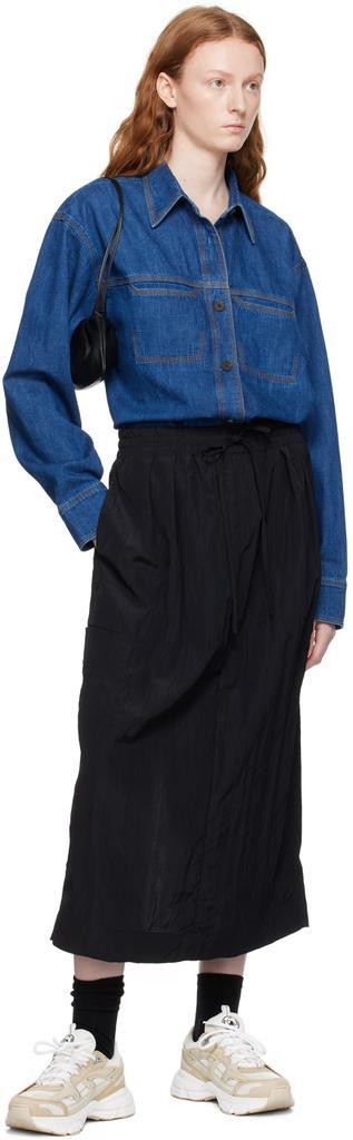 商品Studio Nicholson|Black Soledad Maxi Skirt,价格¥1860,第4张图片详细描述