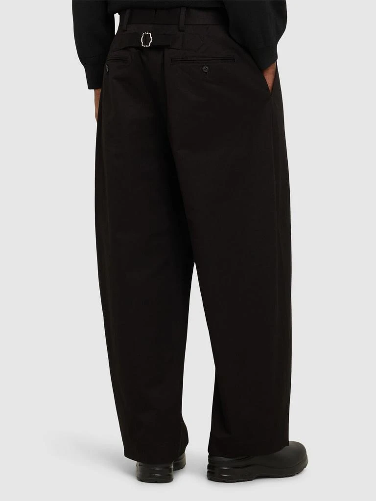 商品Comme des Garcons|Cotton Wide Chino Pants,价格¥2383,第2张图片详细描述