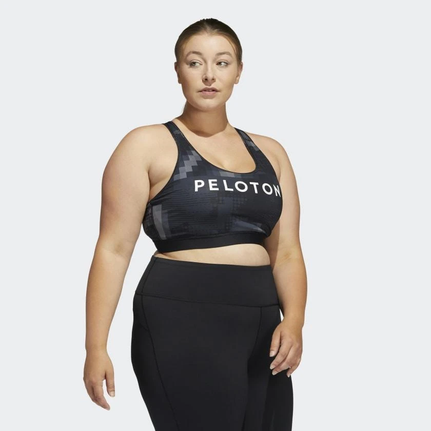商品Adidas|Women's adidas  x Peloton Digi Motion HEAT.RDY Believe This Bra (Plus Size),价格¥197,第4张图片详细描述