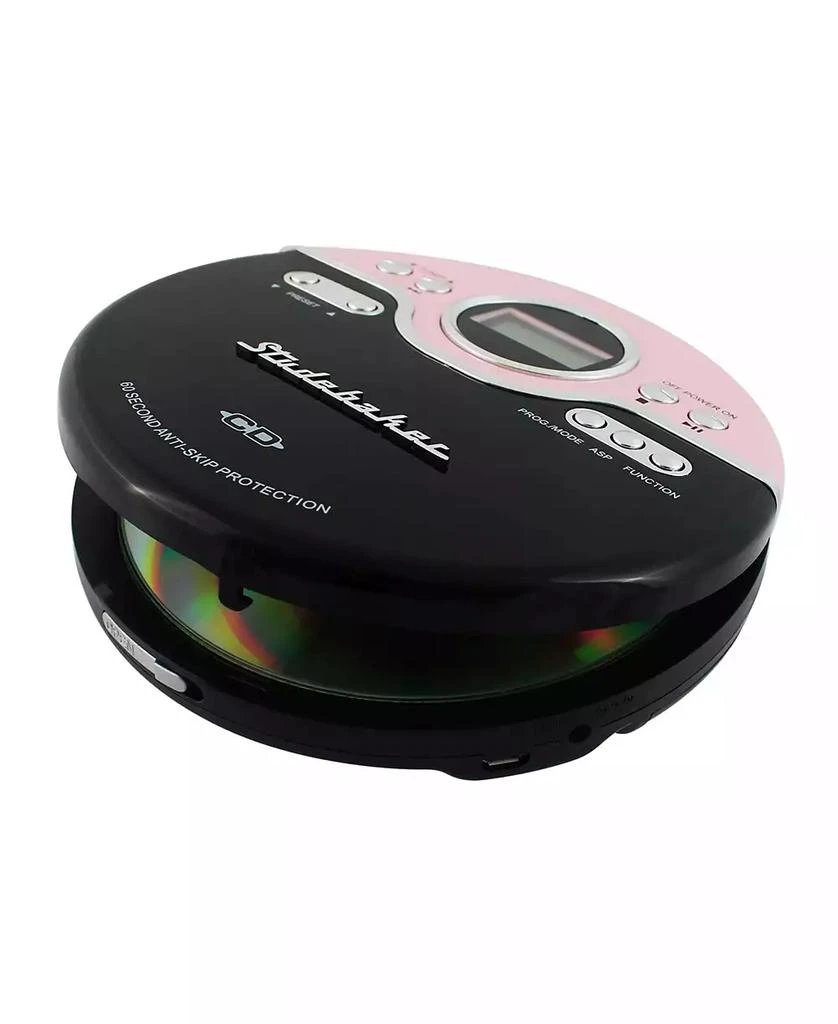 商品Studebaker|SB3703PB Joggable Personal CD Player with FM PLL Radio,价格¥304,第3张图片详细描述