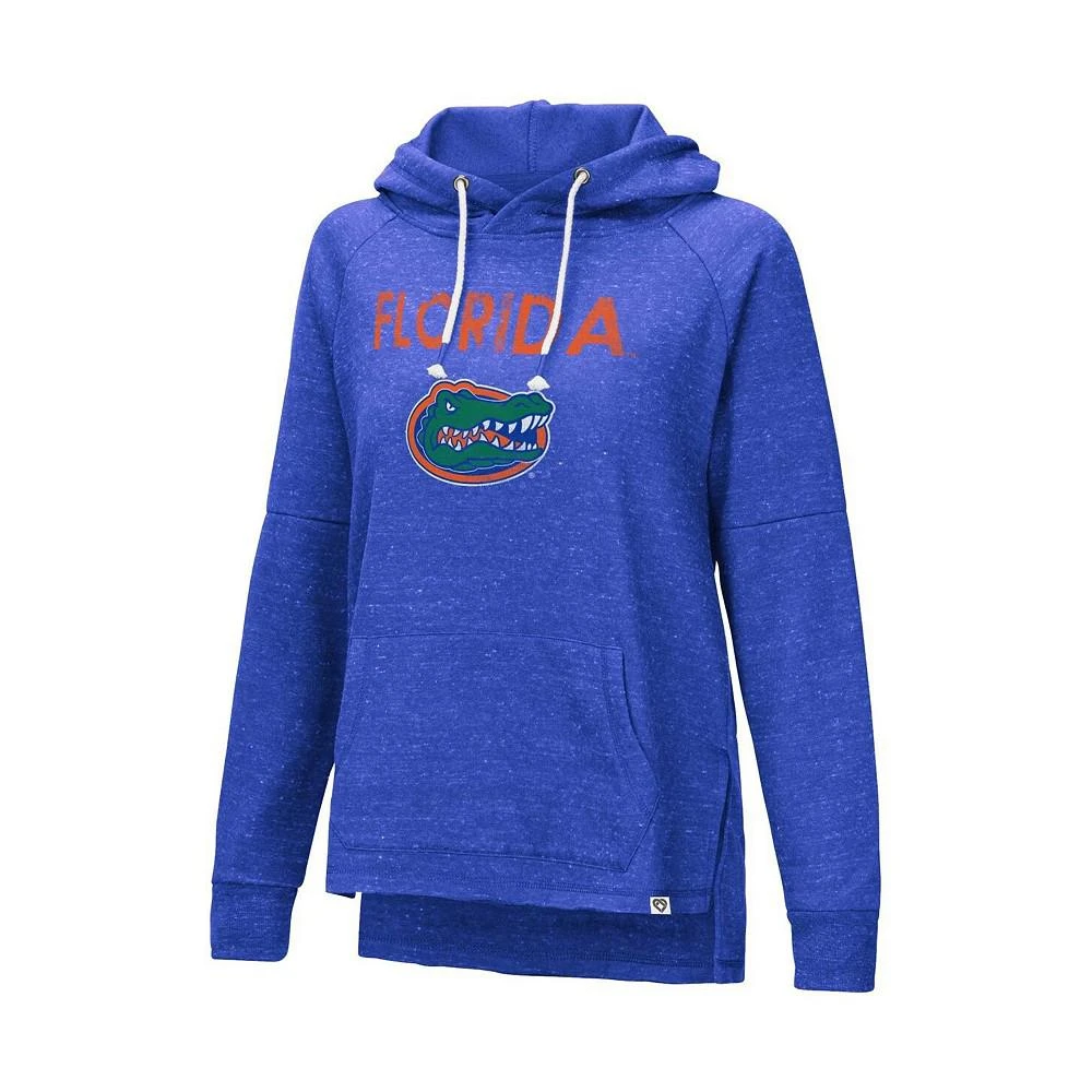商品Colosseum|Women's Royal Florida Gators Nollie Raglan Slub Pullover Hoodie,价格¥308,第2张图片详细描述