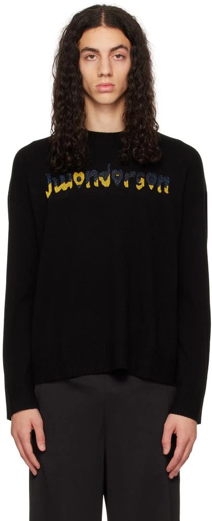 商品JW Anderson|Black Metallic Sweater,价格¥1587,第1张图片