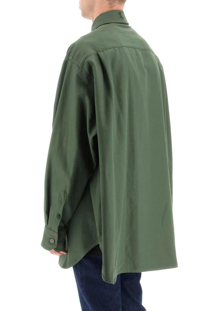 商品RAF SIMONS|OVERSIZED DENIM SHIRT WITH LOGO PATCH,价格¥2880,第4张图片详细描述