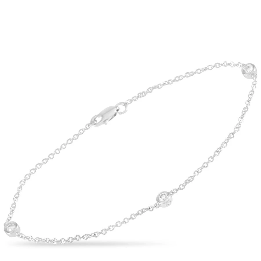 商品LB Exclusive|14K White Gold 0.25 ct Diamond Bracelet,价格¥2343,第1张图片