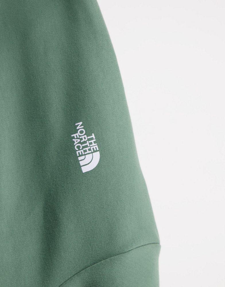 The North Face Heritage Label Polar long sleeve t-shirt in khaki商品第3张图片规格展示