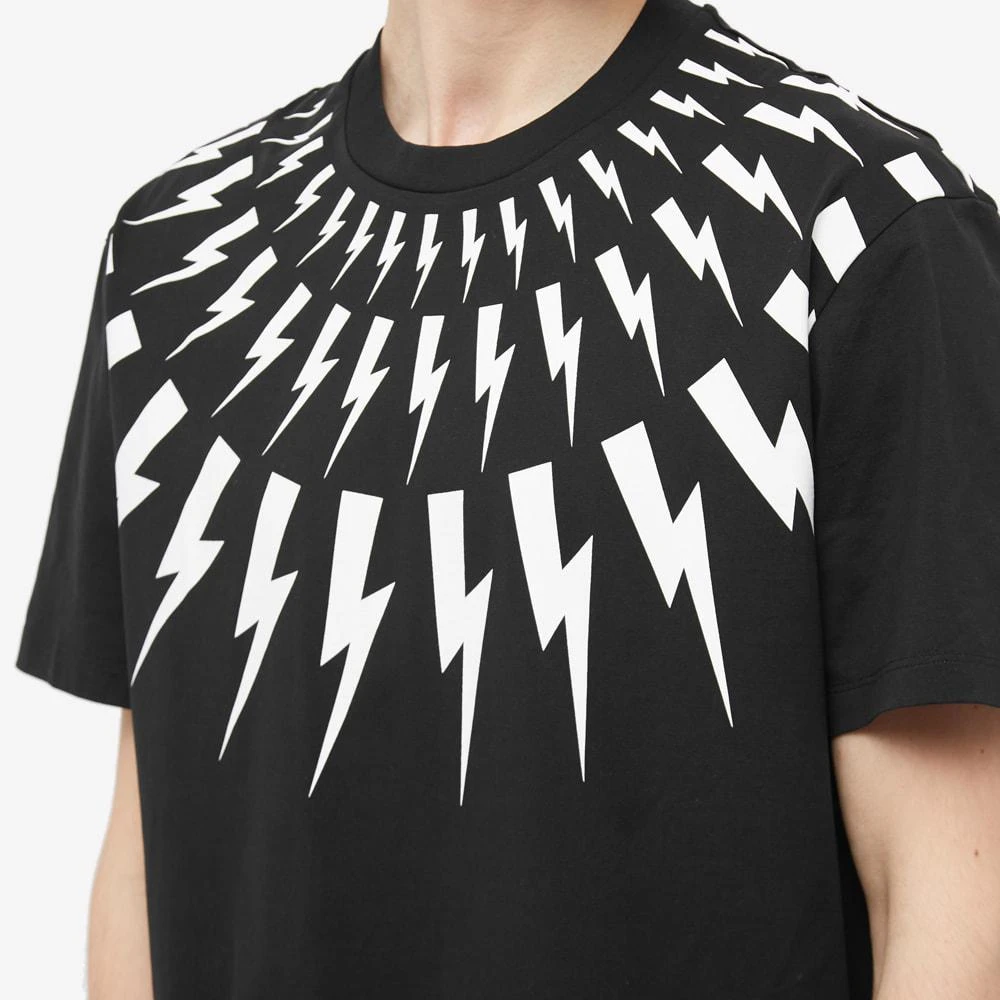 商品Neil Barrett|Neil Barrett Fairisle Thunderbolt Tee,价格¥793,第5张图片详细描述