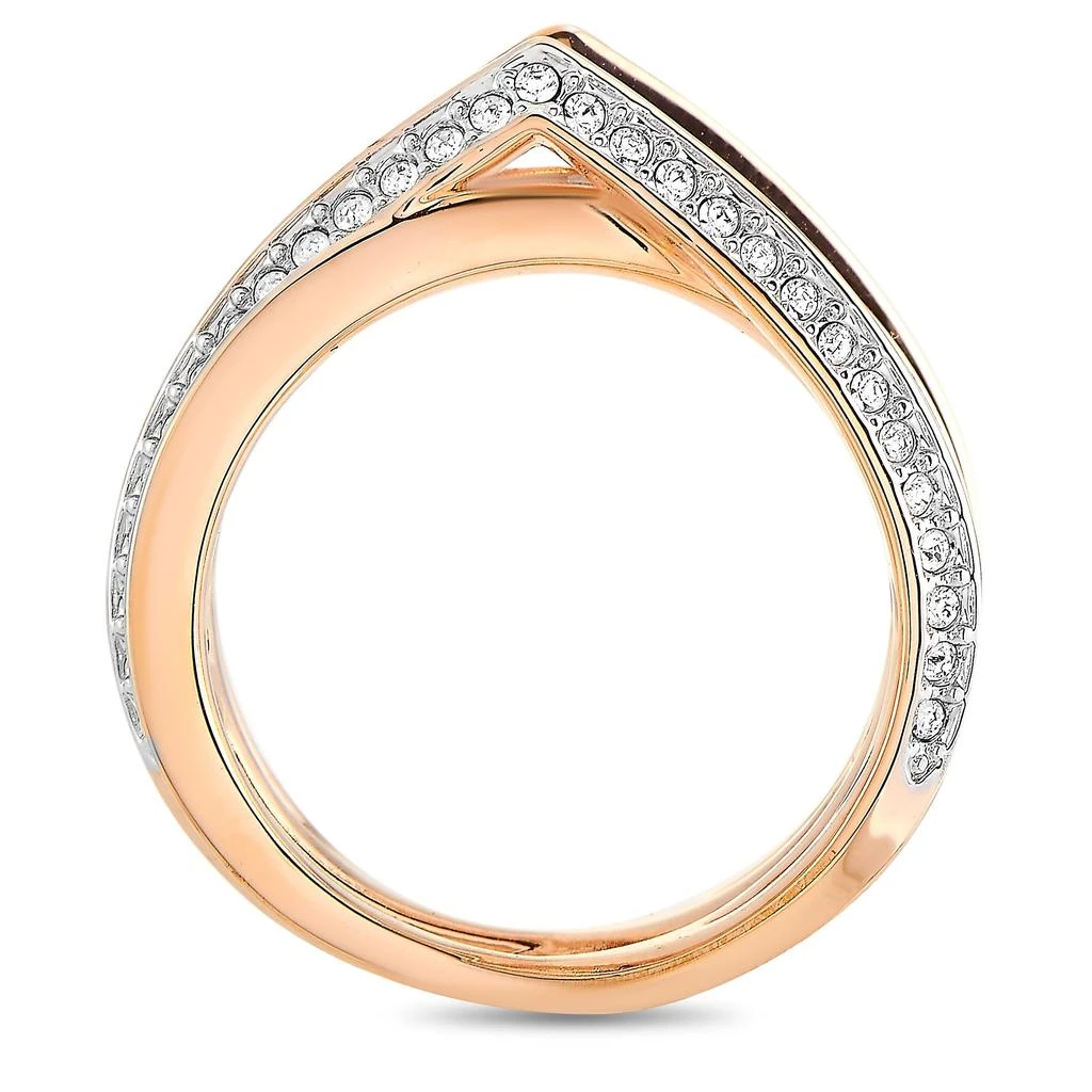 商品Swarovski|Swarovski Genius Rose Gold-Plated Stainless Steel Crystal Ring,价格¥513,第2张图片详细描述