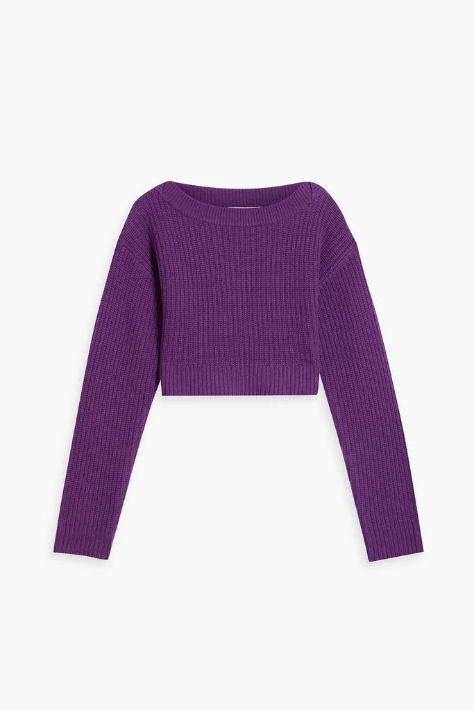 商品Re/Done|Cropped ribbed wool sweater,价格¥1336,第1张图片