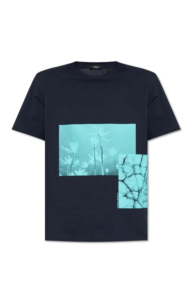 商品Theory|Theory Graphic-Printed Crewneck T-Shirt,价格¥452,第1张图片
