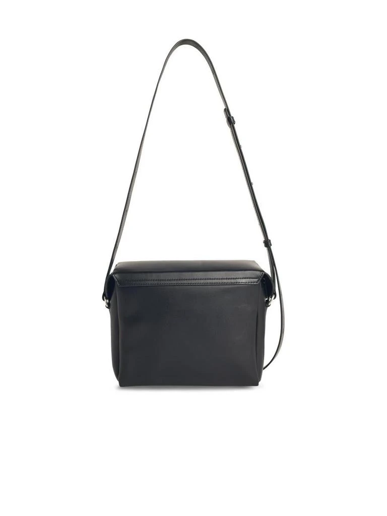 商品Jil Sander|Jil Sander 'Lid' Black Leather Crossbody Bag,价格¥14743,第3张图片详细描述