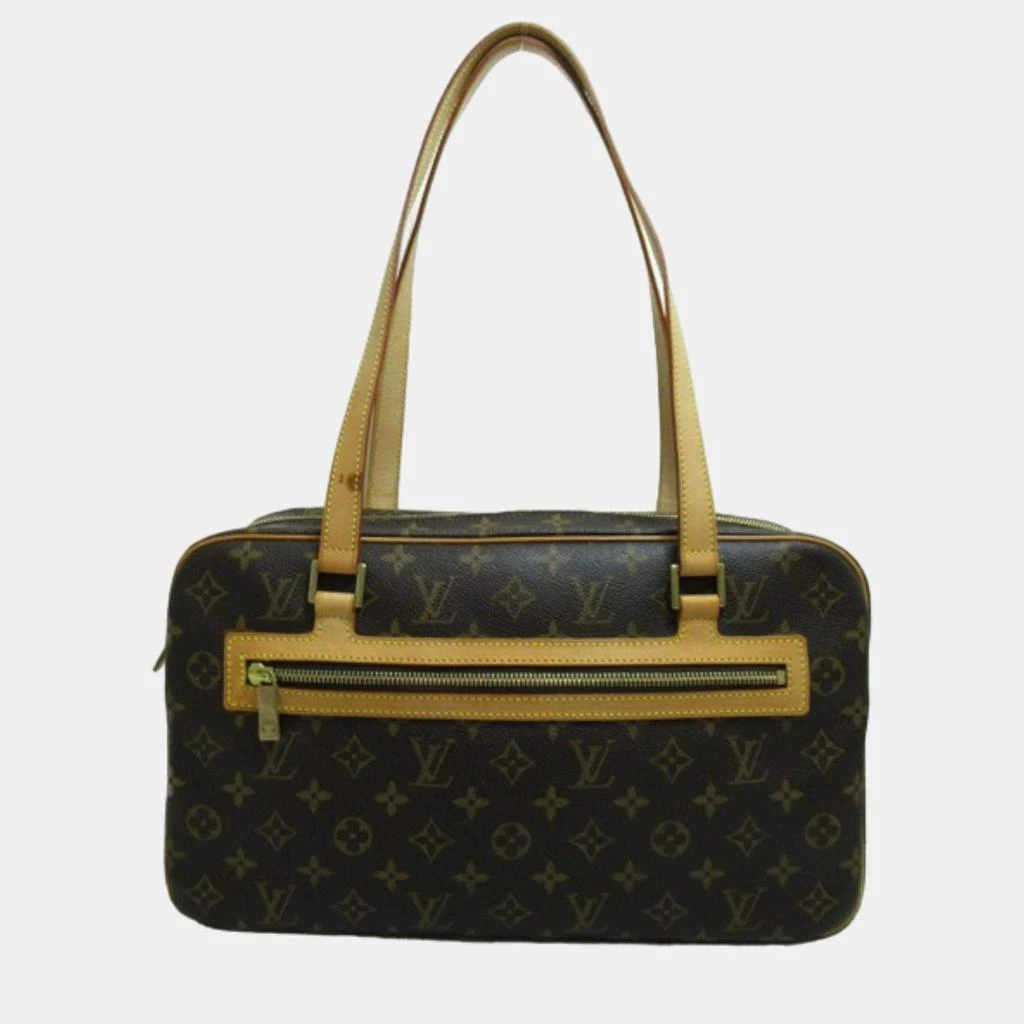 商品[二手商品] Louis Vuitton|Louis Vuitton Brown Canvas Monogram Cite GM Crossbody Bag,价格¥11341,第1张图片