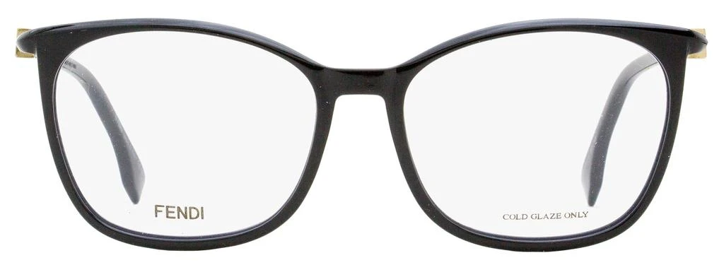 商品Fendi|Fendi Women's Rectangular Eyeglasses FF0461G 807 Black 56mm,价格¥936,第2张图片详细描述