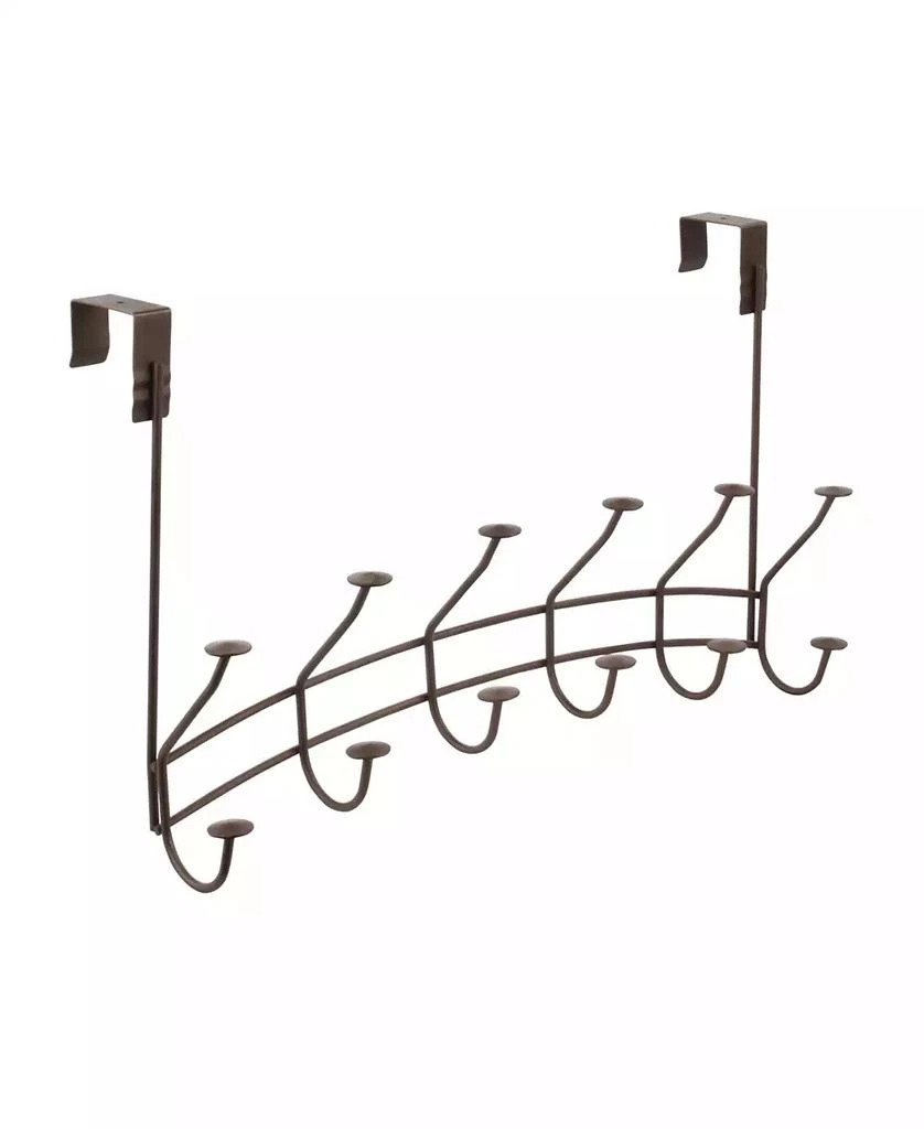 商品Spectrum|Windsor Over The Door 6-Double Hook Rack,价格¥202,第2张图片详细描述