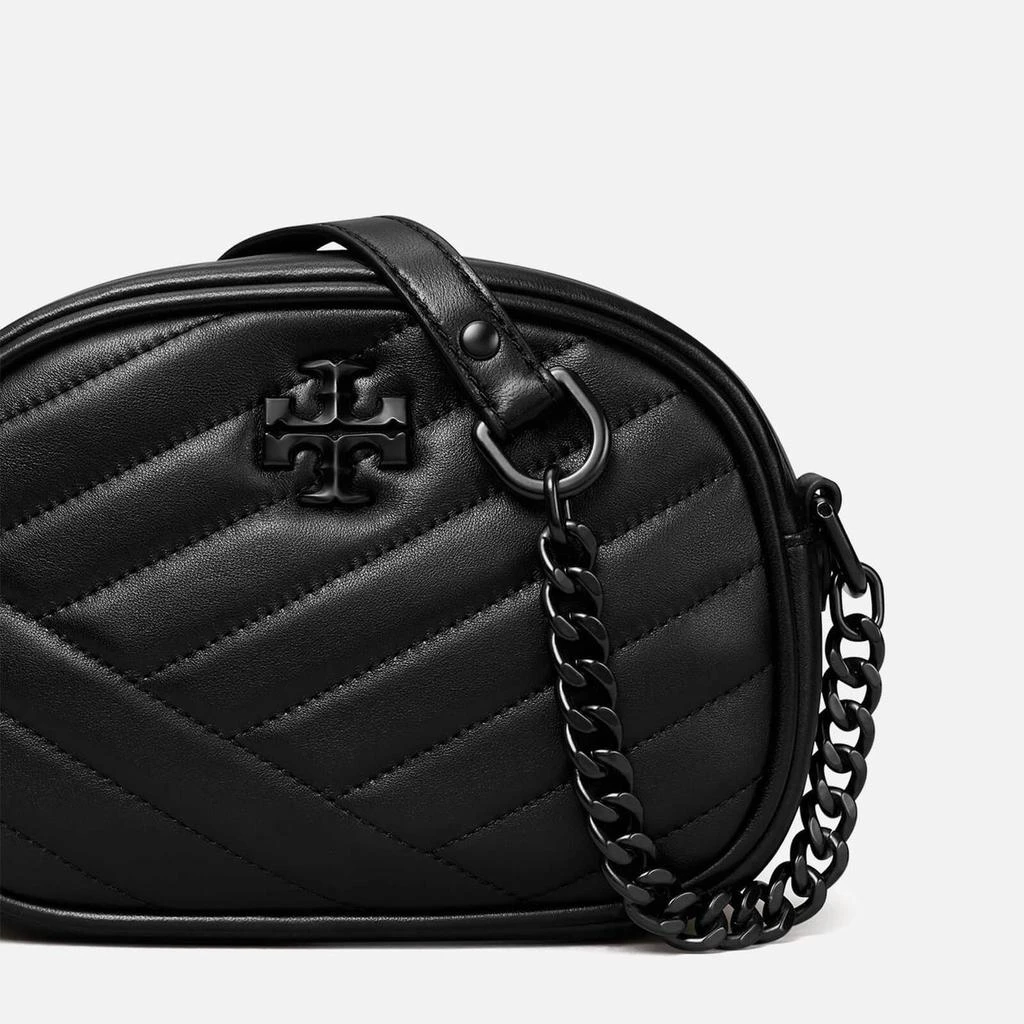 商品Tory Burch|Tory Burch Women's Kira Chevron Powder Coated Small Camera Bag - Black,价格¥3445,第4张图片详细描述