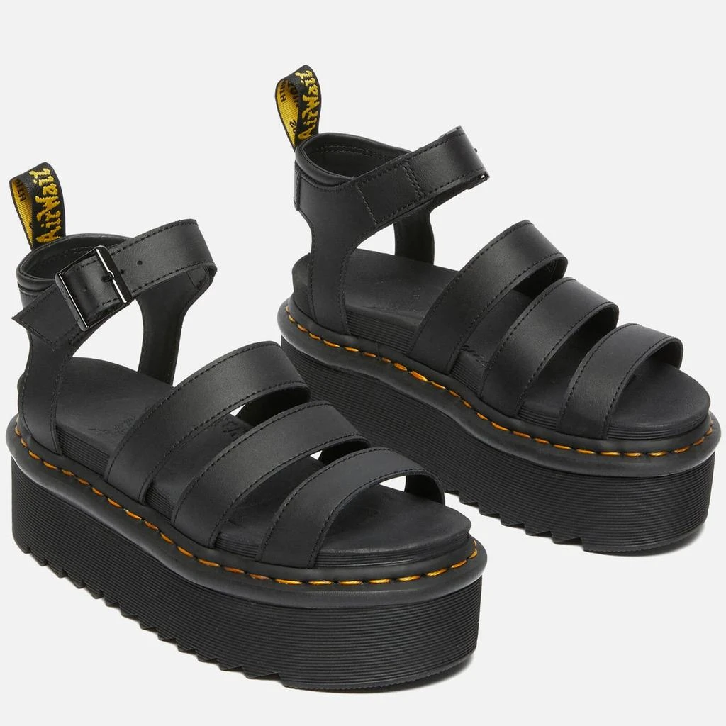 商品Dr. Martens|Dr. Martens Women's Blaire Quad Sandals - Black,价格¥749,第4张图片详细描述