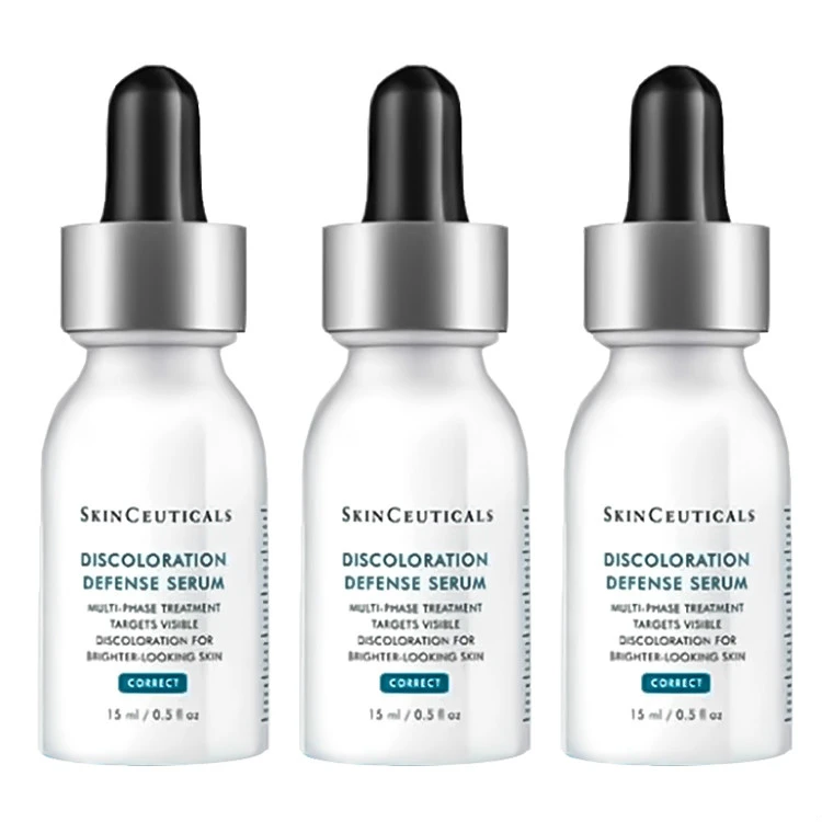 商品SkinCeuticals|【3件包邮装】SKINCEUTICALS 修丽可 中小样 淡斑精华15ml*3（简体中文和繁体中文版随机发货）,价格¥1022,第1张图片