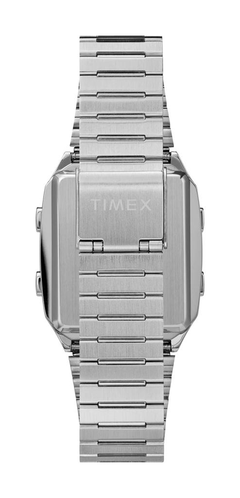 Q Timex Reissue Digital LCA 32.5mm Stainless Steel Bracelet Watch商品第3张图片规格展示