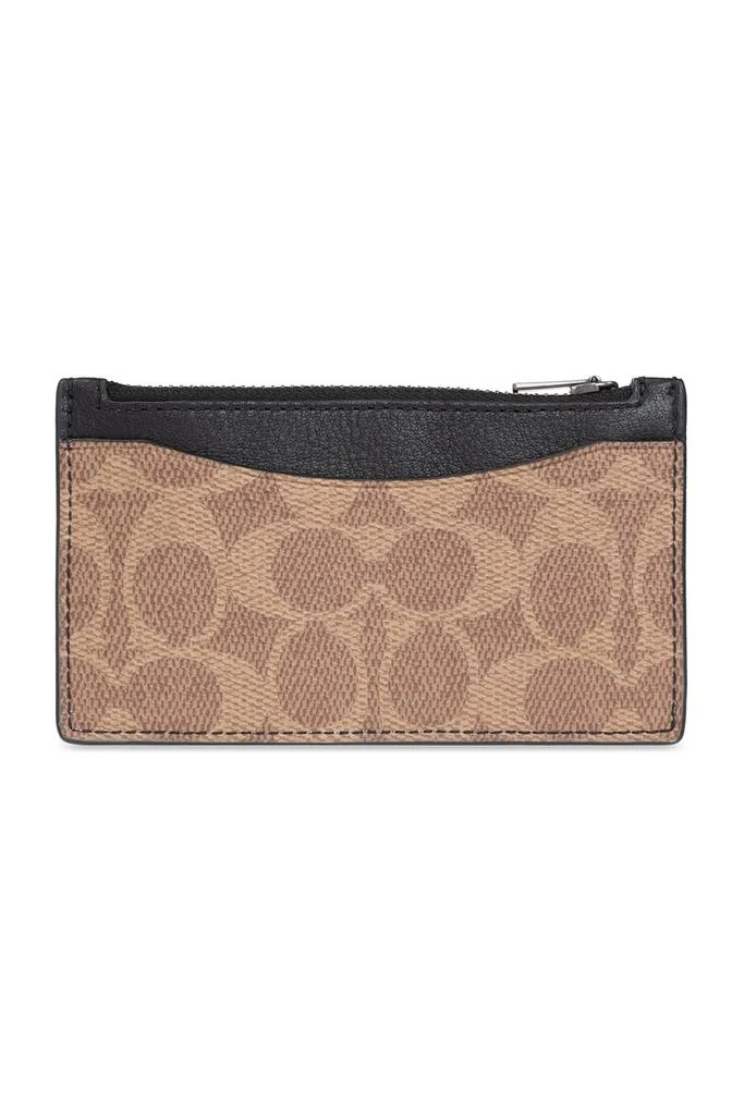 商品Coach|Coach Monogram Pattern Zipped Cardholder,价格¥231,第2张图片详细描述