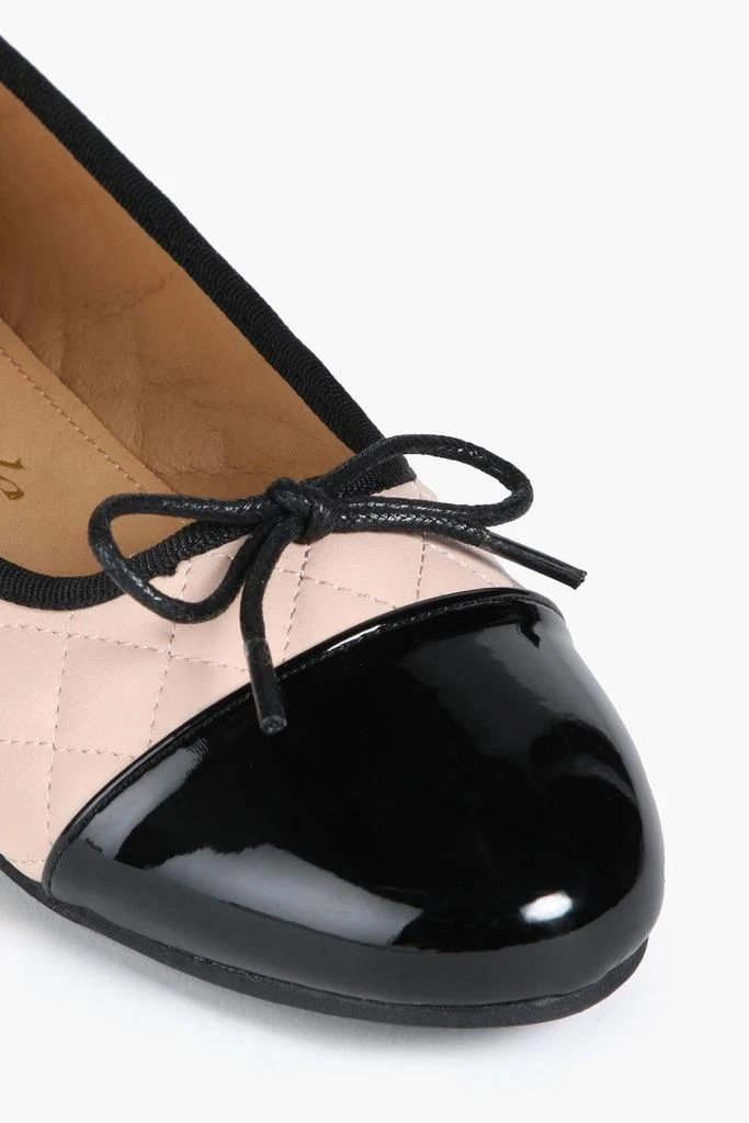 商品French Sole|Amelie quilted two-tone leather ballet flats,价格¥795,第4张图片详细描述