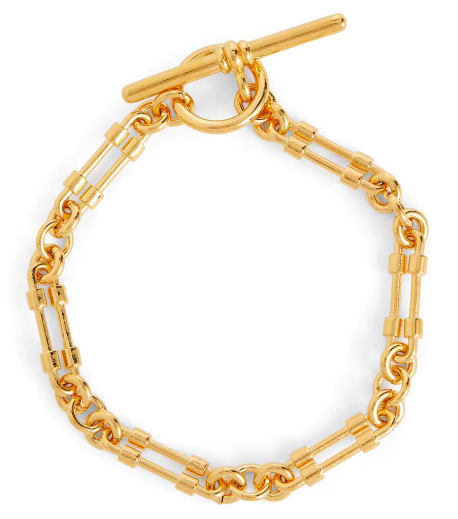 商品Yves Saint Laurent|T-bar link-chain bracelet,价格¥2731,第1张图片