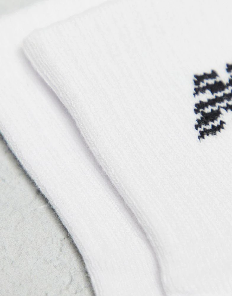 商品New Balance|New Balance logo mid sock 3 pack in white,价格¥127,第4张图片详细描述
