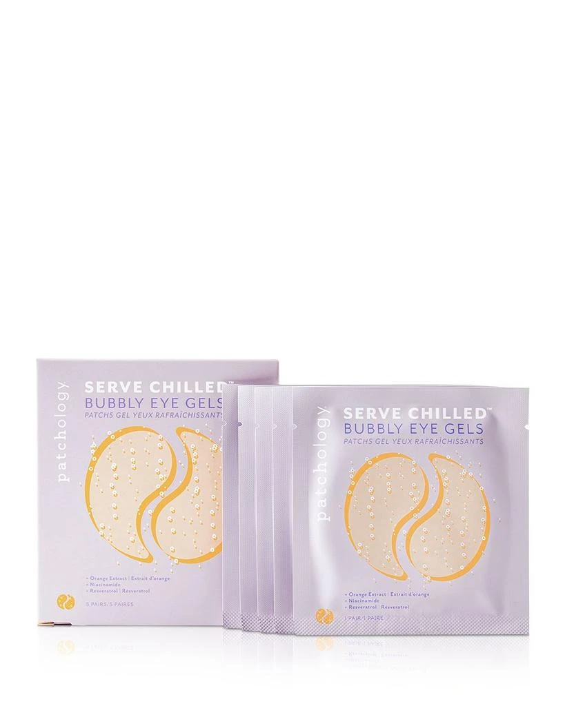 商品Patchology|Serve Chilled Bubbly Eye Gels, Set of 5,价格¥113,第1张图片详细描述