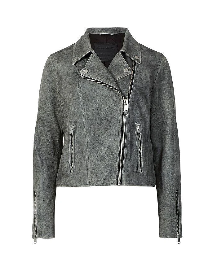 商品ALL SAINTS|Neve Crackle Leather Biker Jacket,价格¥2463,第2张图片详细描述