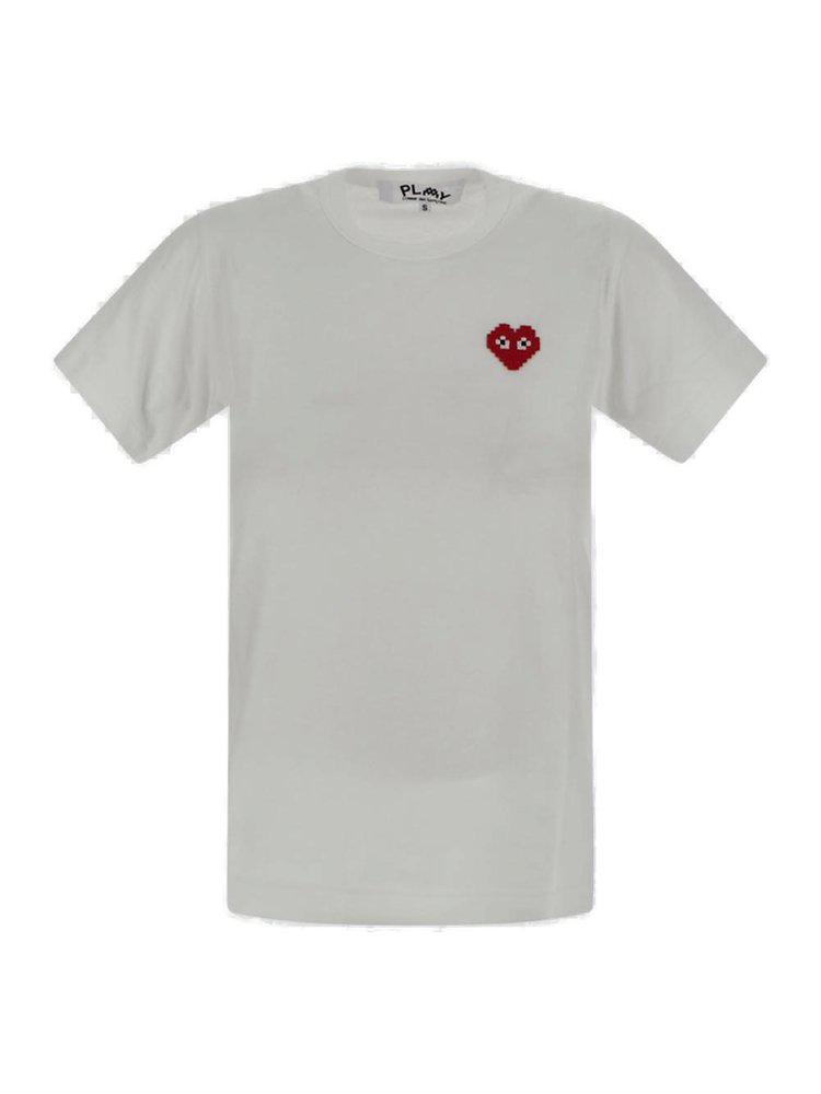 Comme des Garçons Play Crewneck Short-Sleeved T-Shirt商品第1张图片规格展示