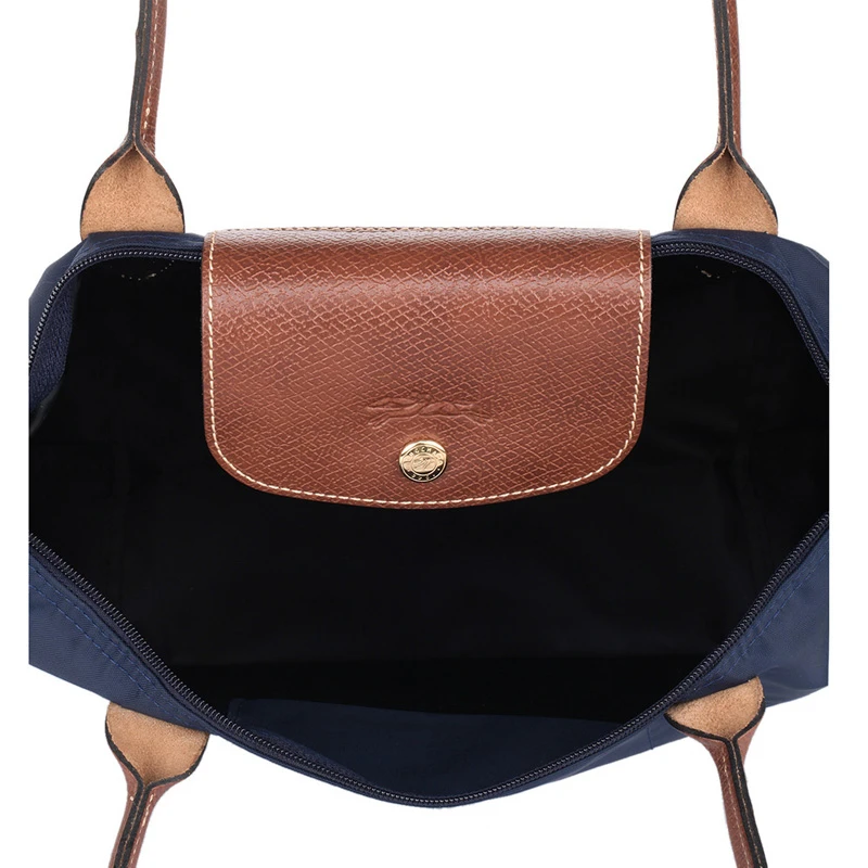 Longchamp 珑骧 女士藏蓝尼龙长柄小号购物袋 2605089556 商品