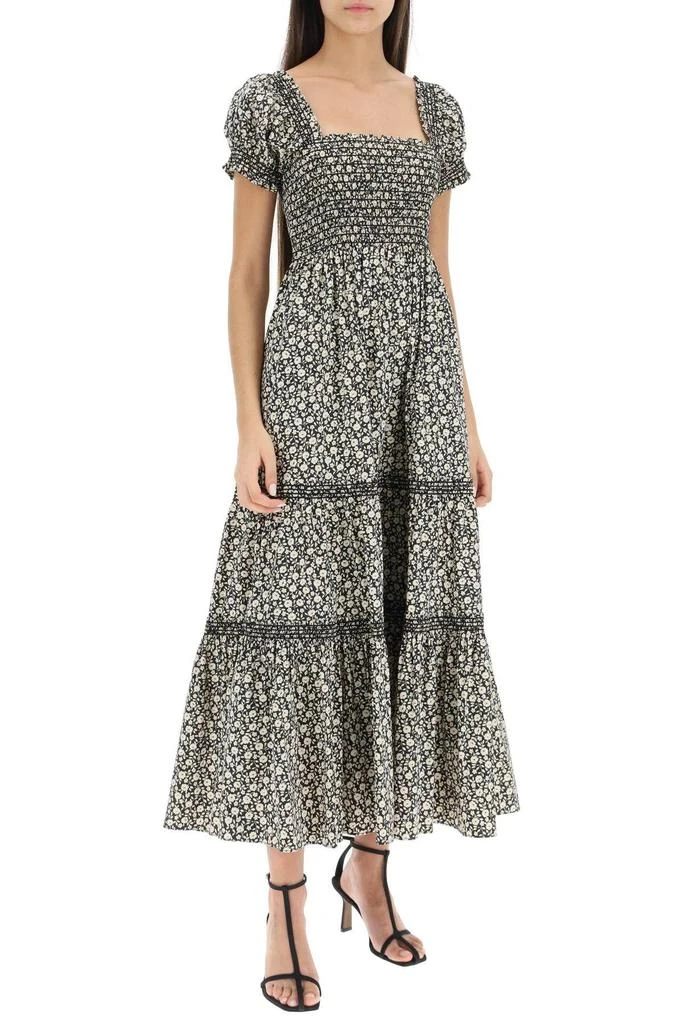 商品Tory Burch|TIERED MIDI DRESS WITH SMOCKED BODICE,价格¥4190,第2张图片详细描述