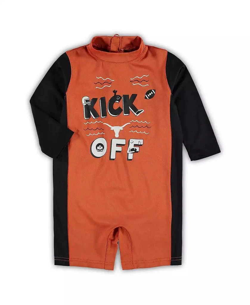 商品Outerstuff|Toddler Girls Texas Orange, Black Texas Longhorns Wave Runner Wetsuit,价格¥270,第2张图片详细描述