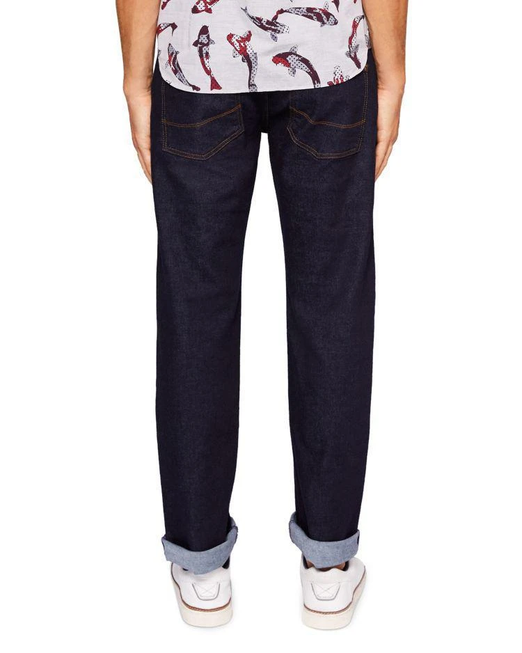 商品Ted Baker London|Origine Straight Fit Jeans in Denim Rinse,价格¥562,第2张图片详细描述