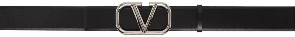 商品Valentino|Black V-Logo Belt,价格¥2216,第1张图片