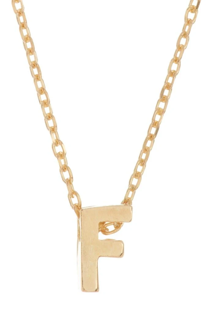 商品ADORNIA|14K Gold Plate Initial Necklace,价格¥150,第1张图片