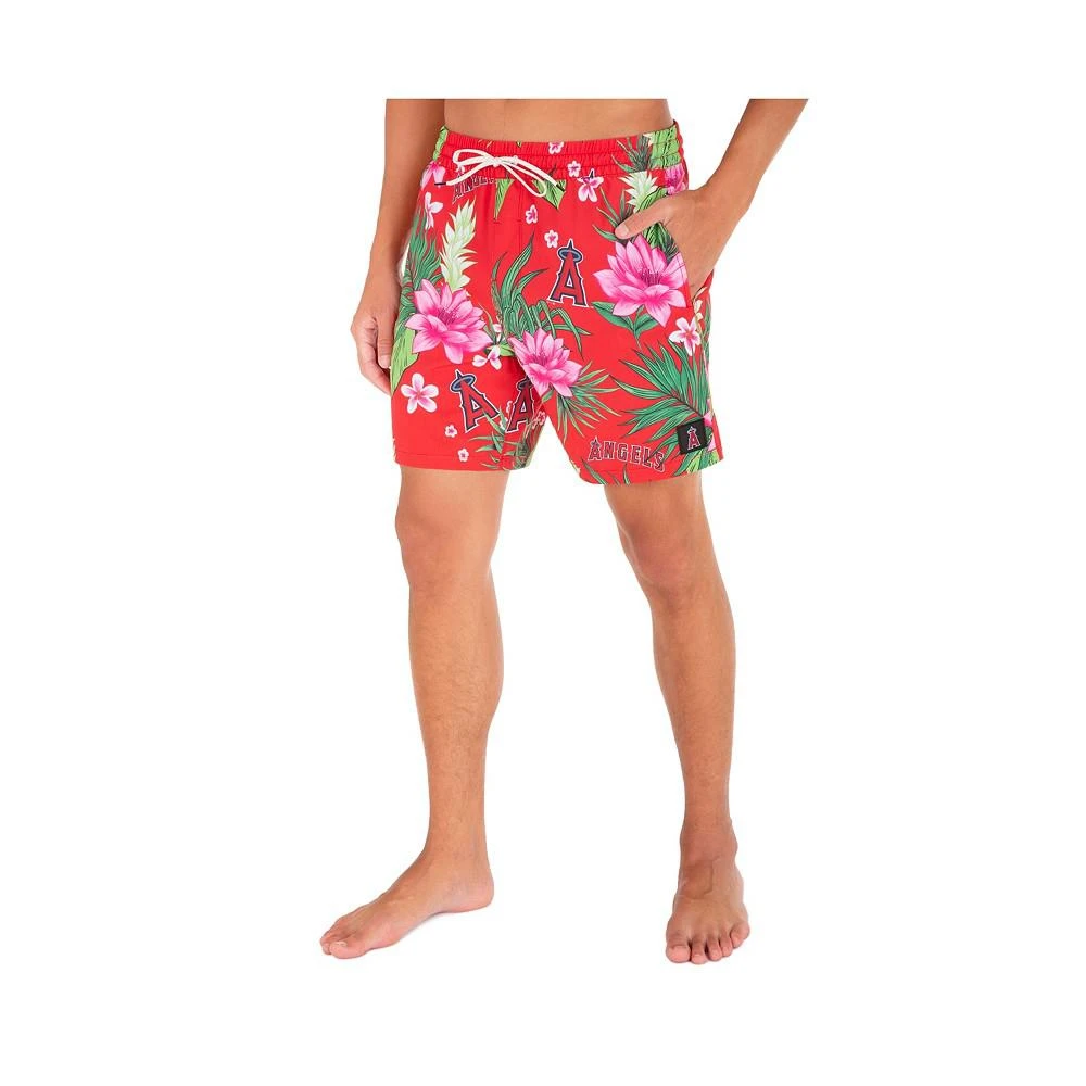 商品Hurley|Men's Los Angeles Angels Cannonball Tropics Swim Trunks,价格¥414,第3张图片详细描述